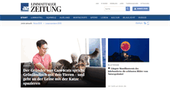 Desktop Screenshot of limmattalerzeitung.ch